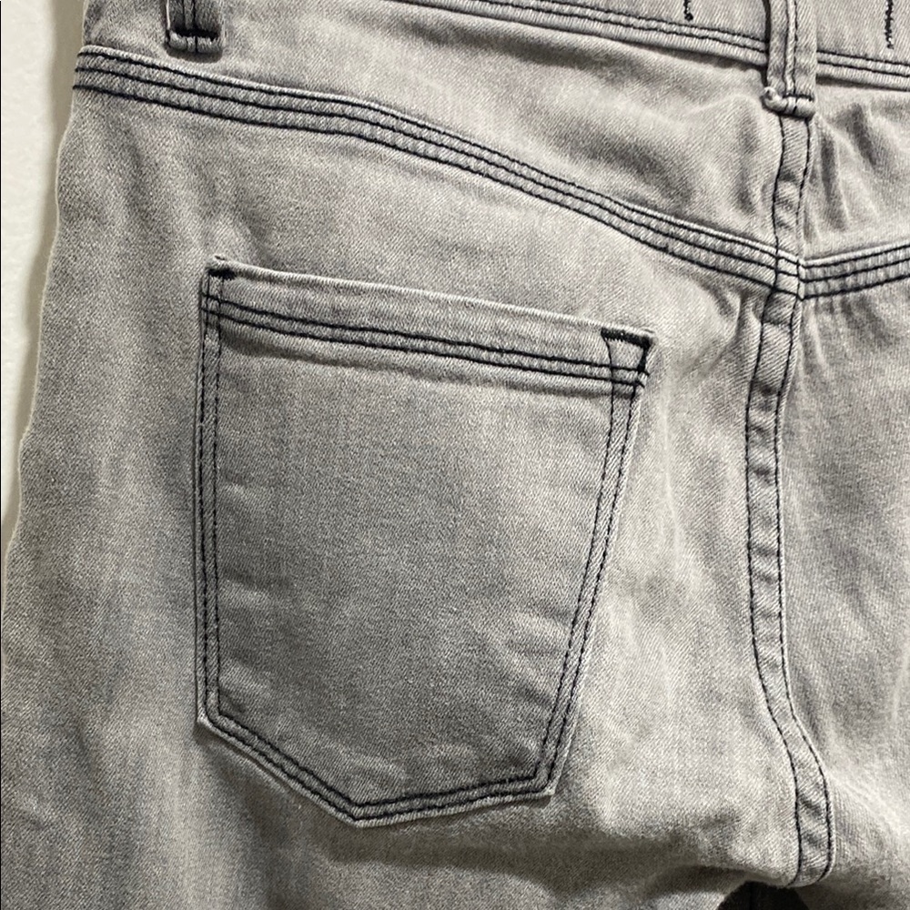Free People Skinny Ankle Jeans Gray Wash Women’s Size 26 Denim Bin P - Picture 3 of 5